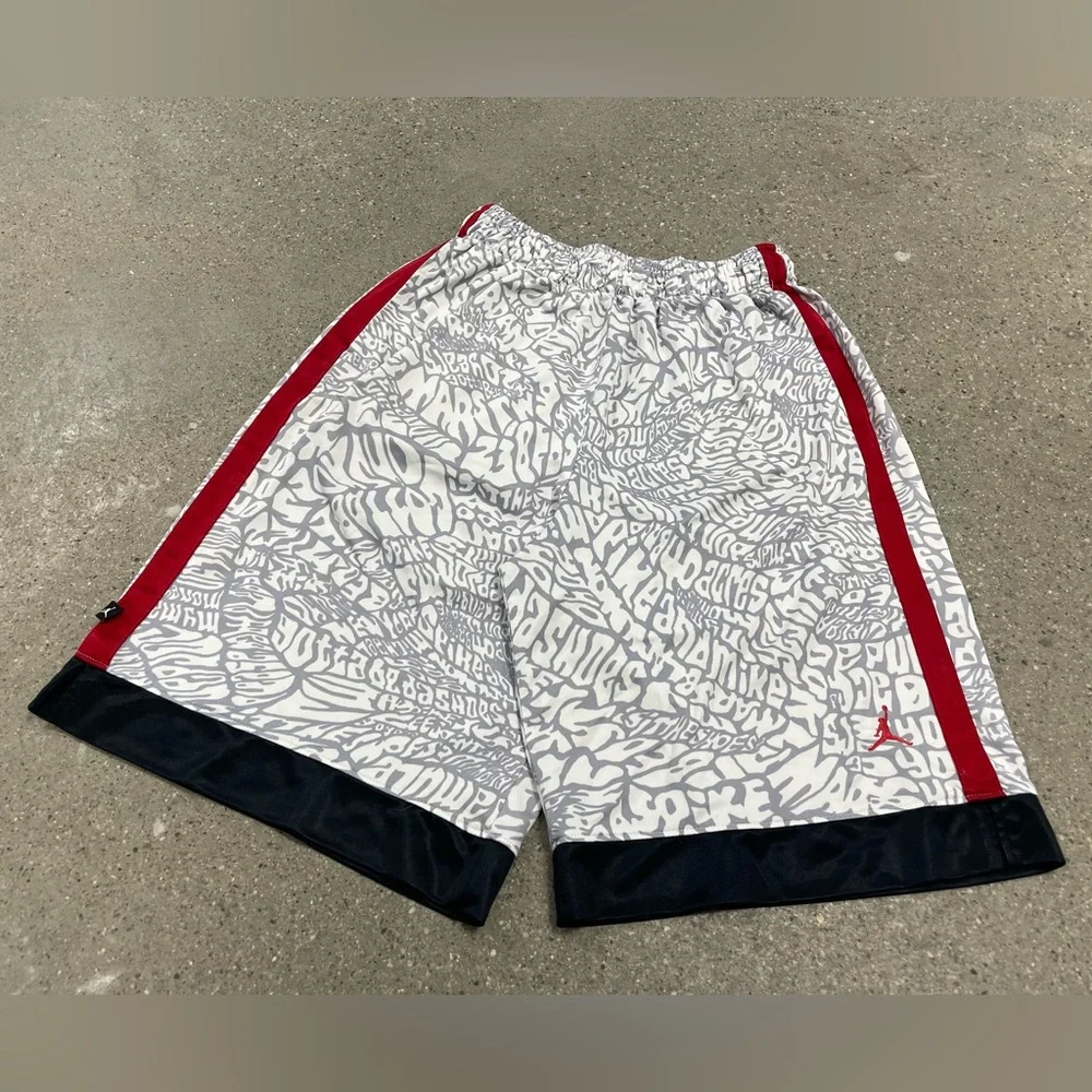 Vintage Y2K Nike Jordan Spizike Basketball Shorts size Medium - Picture 2 of 14